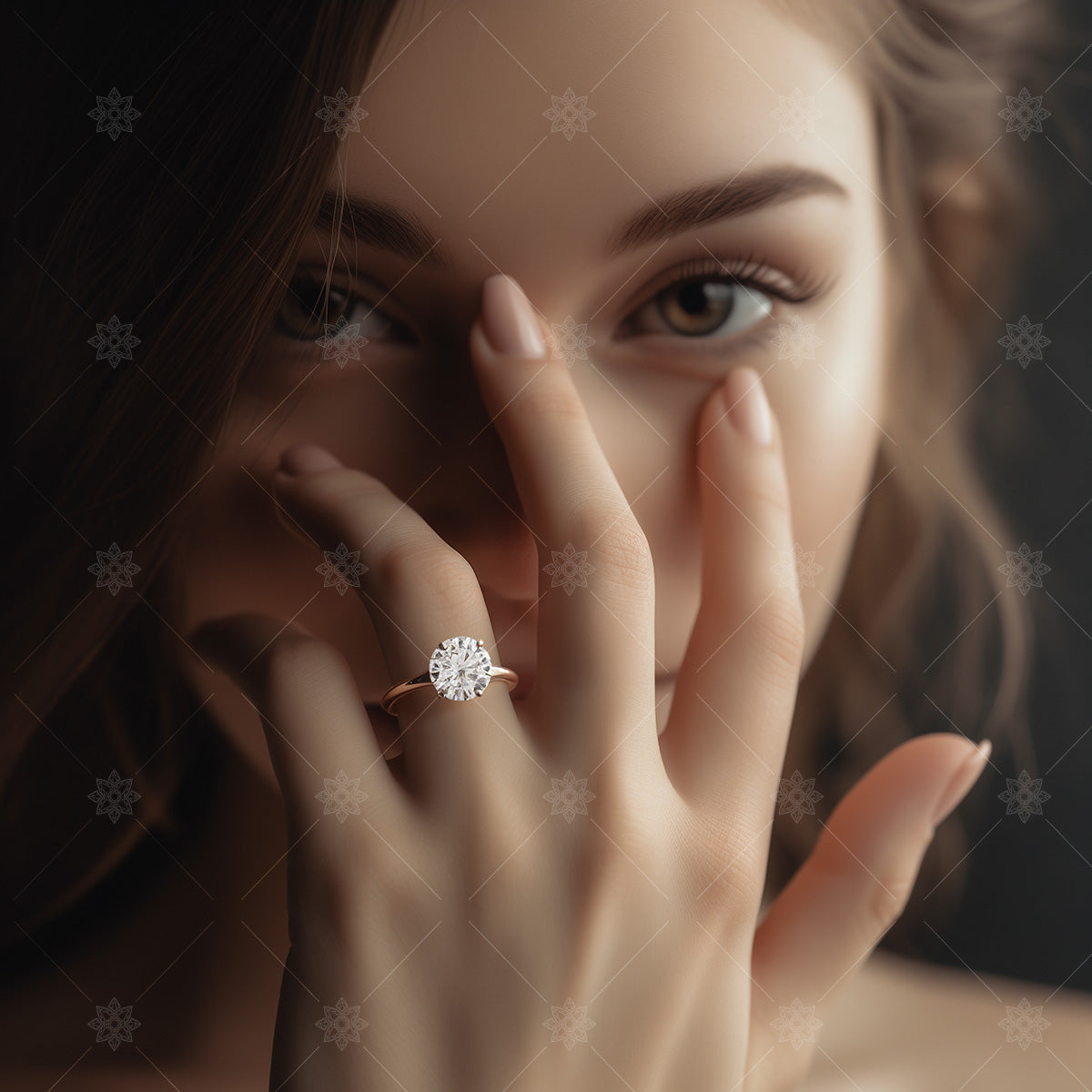 Engagement hot sale ring girl