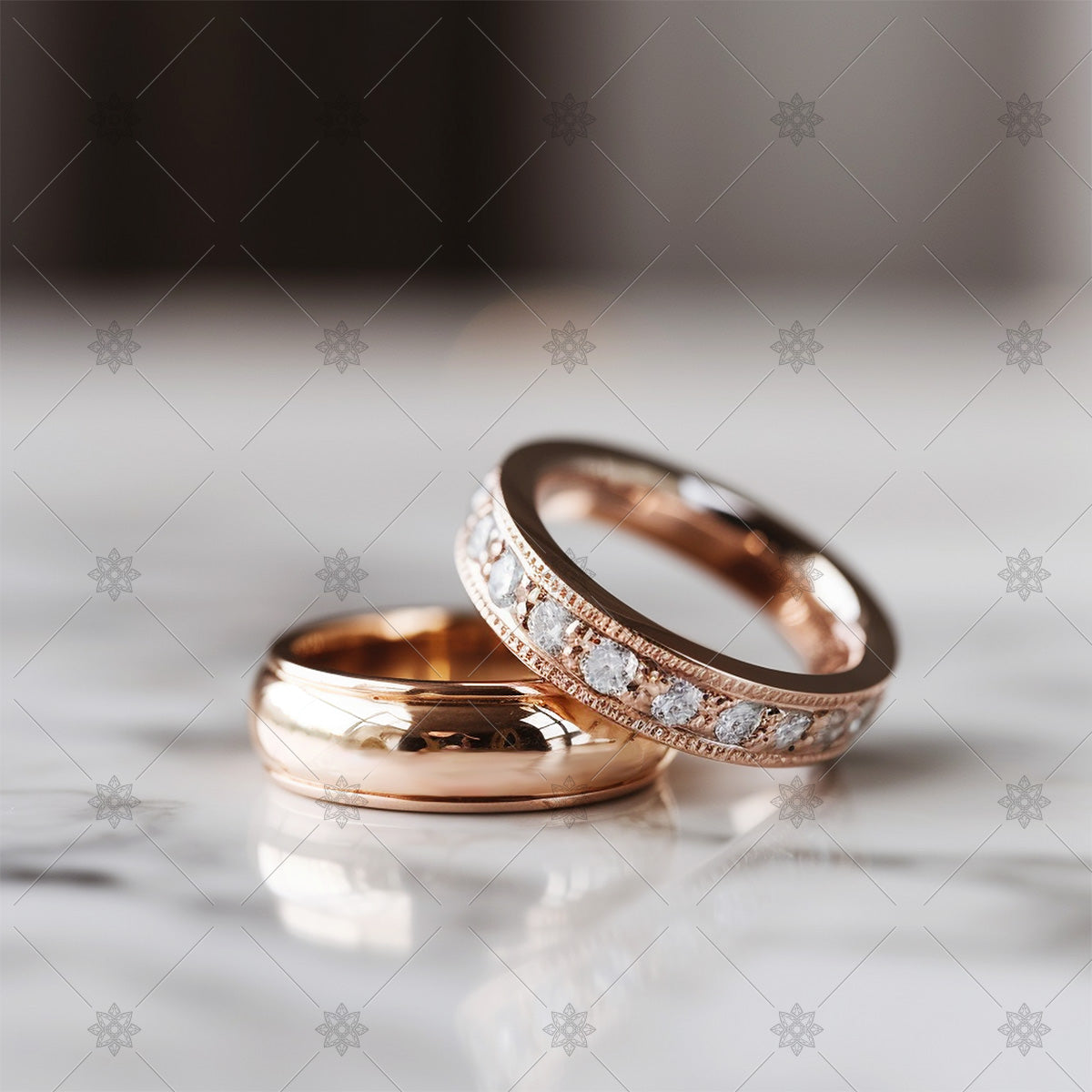 Gold Wedding Rings. Pair of gold wedding rings handcrafted , #Aff, #Rings,  #Pair, #Gold, #Wedding… | Couple wedding rings, Ring pillow wedding, Wedding  ring designs
