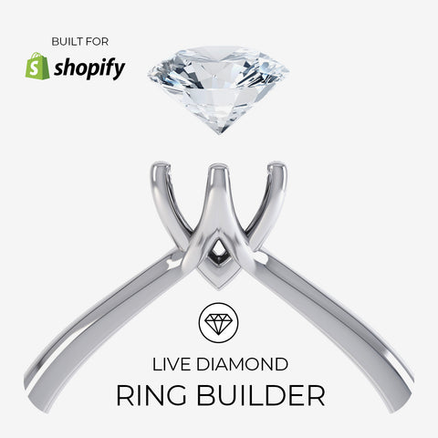 Shopify Live Diamond Ring Builder