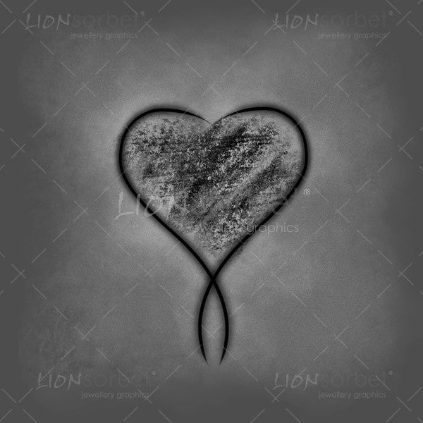 Hearts minimal black and white pencil sketch cute on Craiyon